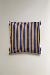 STRIPED THROW PILLOW COVER