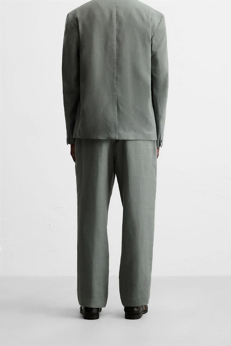 100% LINEN SUIT PANTS