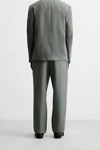 100% LINEN SUIT PANTS