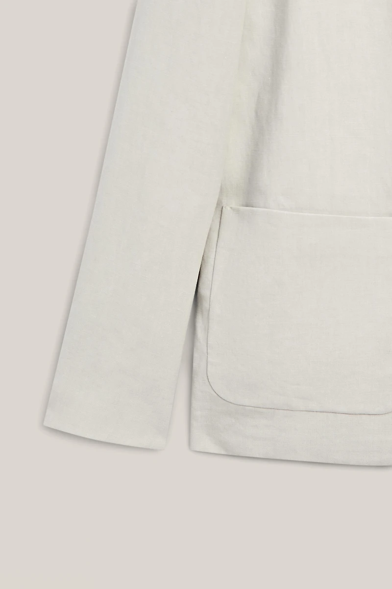 100% linen suit blazer with pocket details - LIMITED EDITION