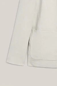 100% linen suit blazer with pocket details - LIMITED EDITION