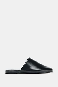 LEATHER MULE SHOES