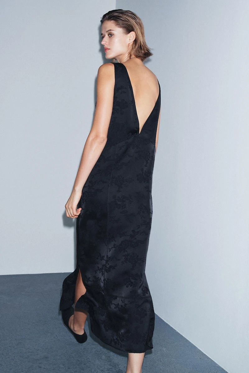 ZW COLLECTION LIMITED EDITION JACQUARD MIDI DRESS