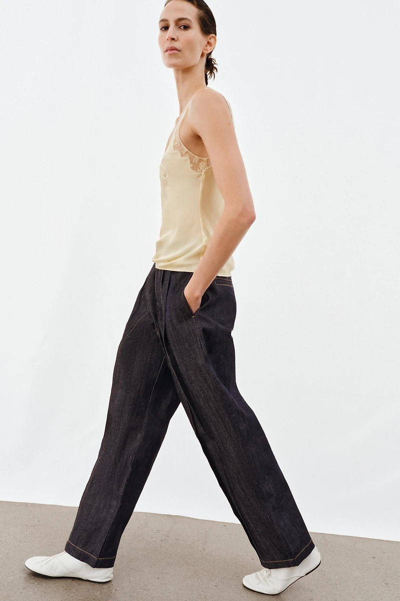 TOP SATINÉ DENTELLE ZW COLLECTION