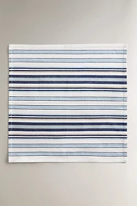 LOT DE 2 SERVIETTES DE TABLE À RAYURES IRRÉGULIÈRES