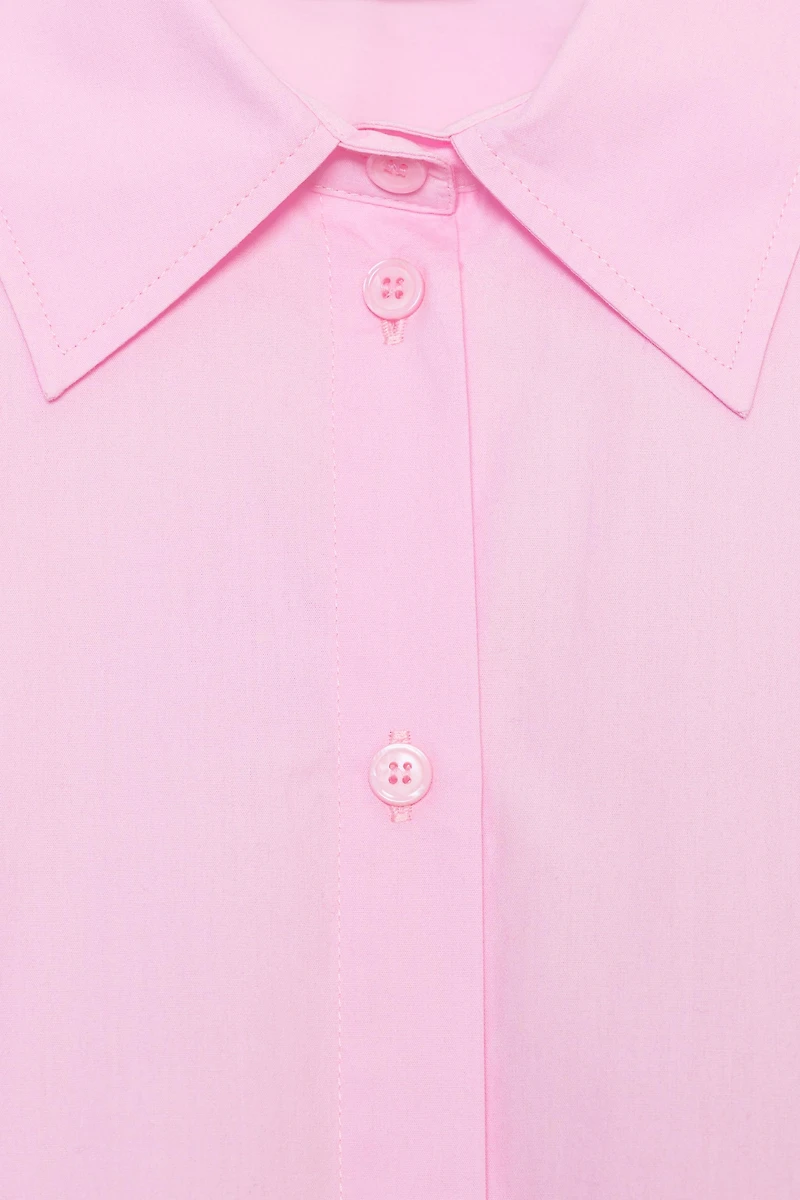 CHEMISE OVERSIZE EN POPELINE