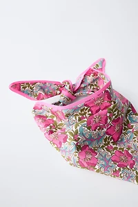 FLORAL PRINT BANDANA MADE WITH LIBERTY FABRIC