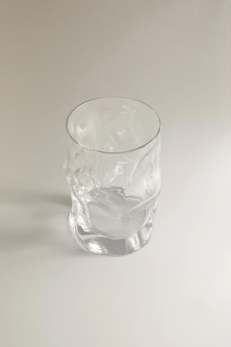 WAVY GLASS TUMBLER