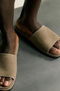 SANDALES EN CUIR