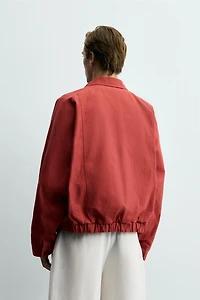 BLOUSON RELAXED FIT EN COTON