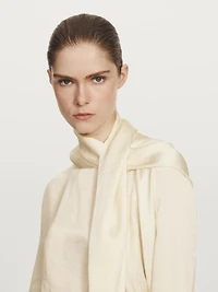 Flowing blouse with scarf - STUDIO