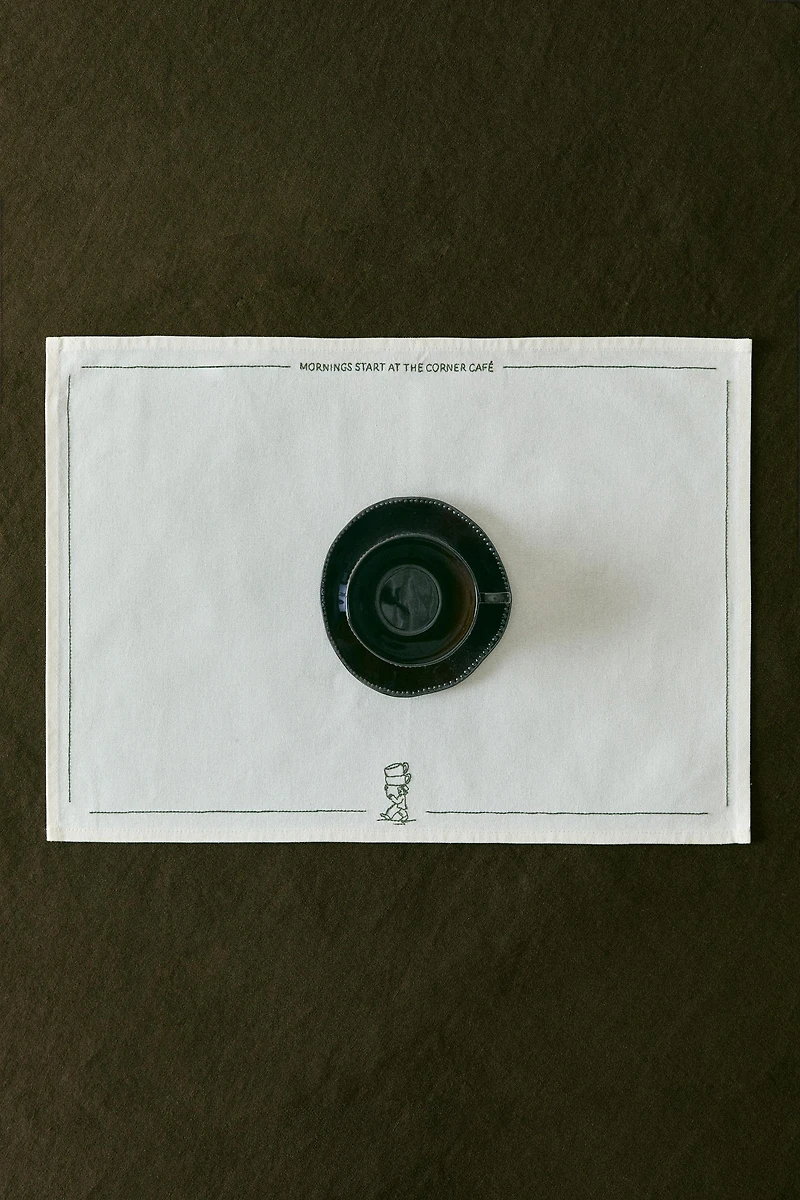 COTTON WAITER COFFEE PLACEMAT