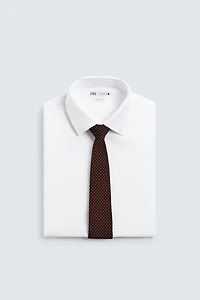 100% SILK POLKA DOT TIE