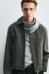 VINTAGE FAUX SUEDE JACKET