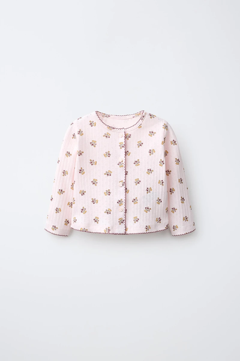 FLORAL PRINT JACKET, BODYSUIT, AND LEGGINGS SET