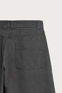 PLEATED WIDE FIT PANTS