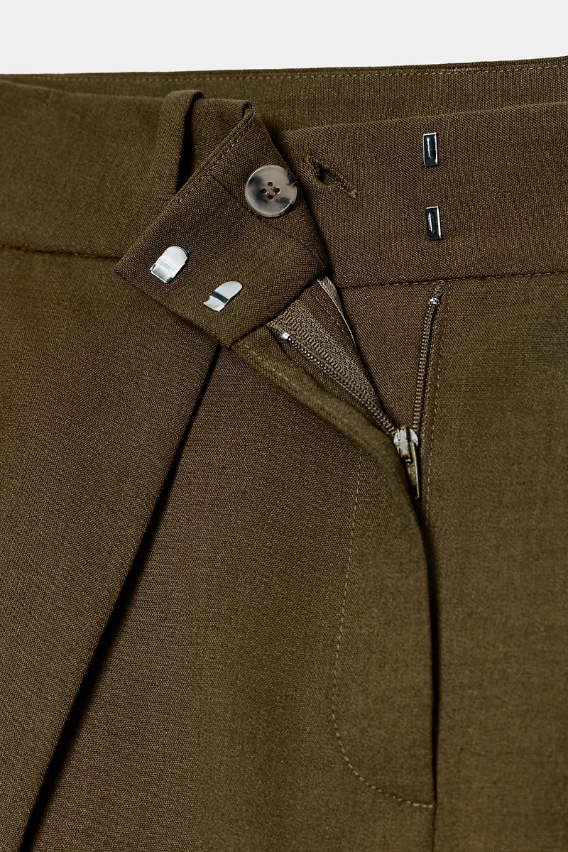 PANTALON VOLUMINEUX À PINCES ZW COLLECTION