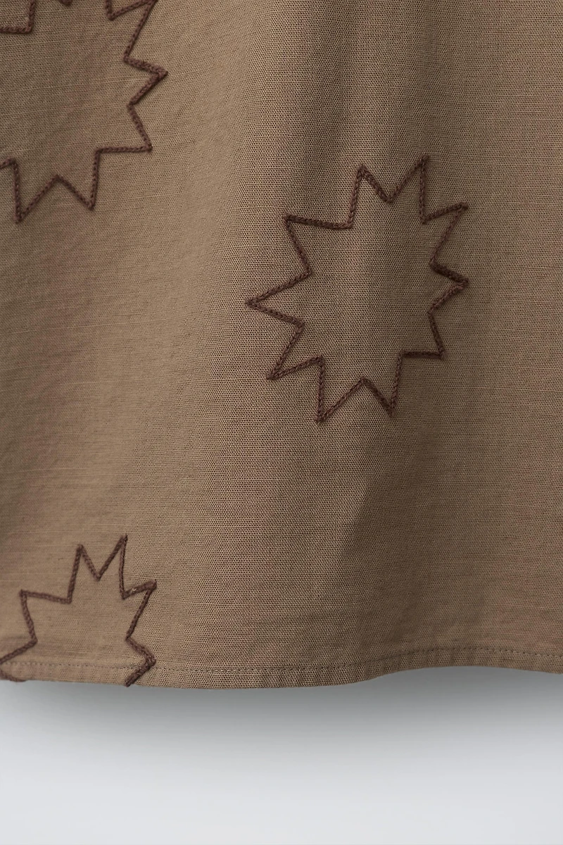EMBROIDERED SUNS SHIRT