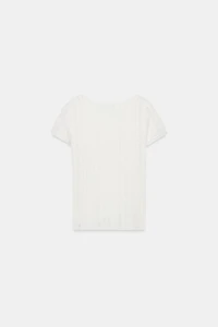 POINTELLE KNIT TOP