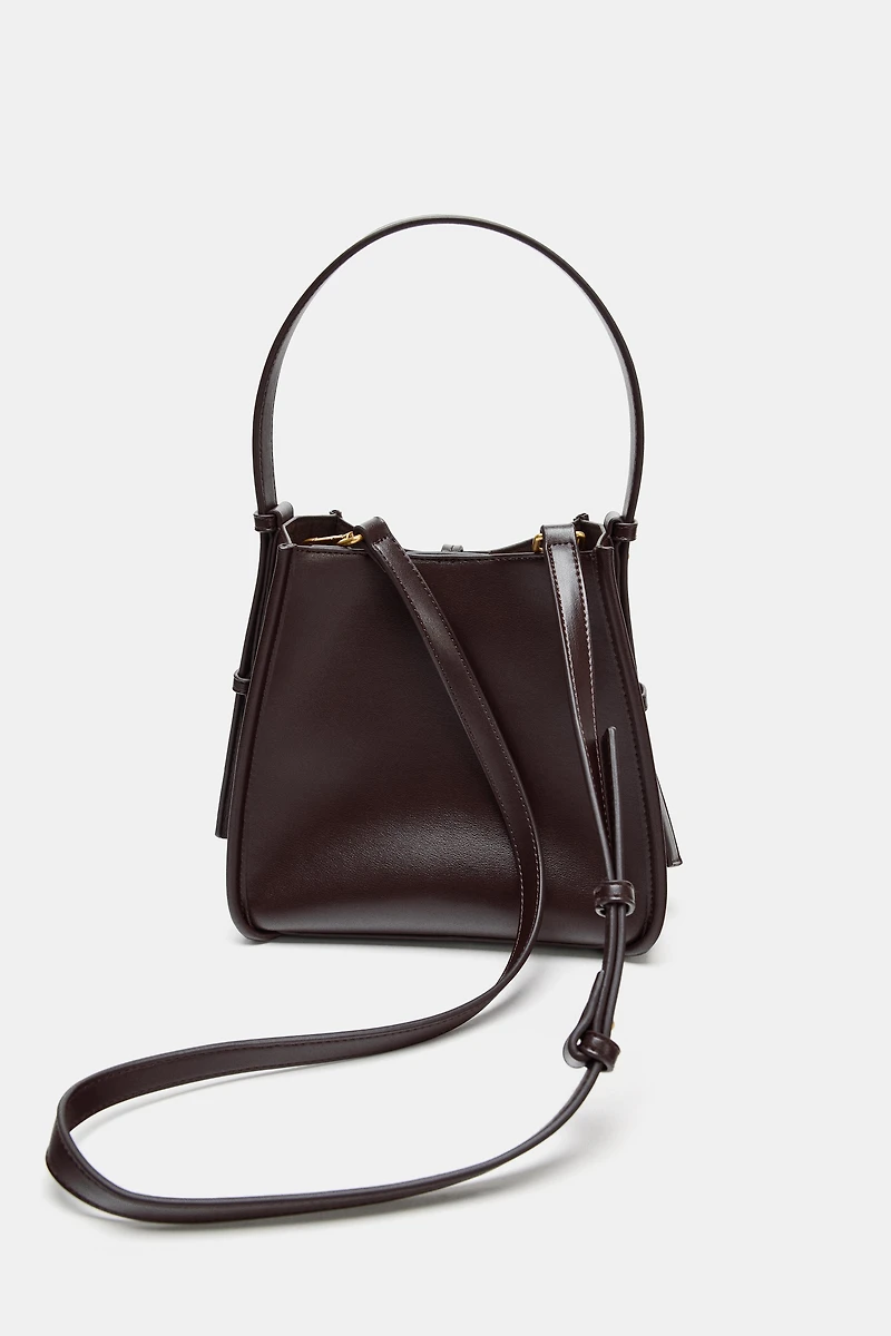 MINI SAC SEAU AVEC ANNEAU MÉTALLIQUE