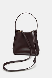 MINI SAC SEAU AVEC ANNEAU MÉTALLIQUE