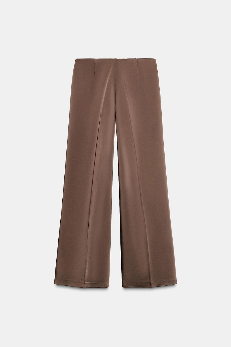 PANTALON SATINÉ TAILLE HAUTE