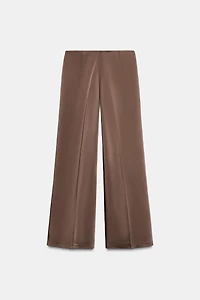 PANTALON SATINÉ TAILLE HAUTE