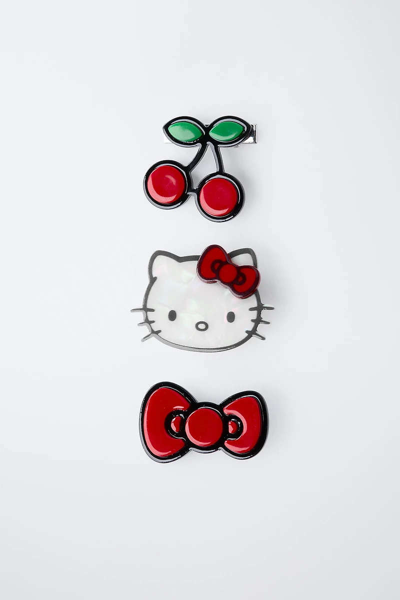 PACK OF THREE HELLO KITTY © SANRIO HAIR CLIPS