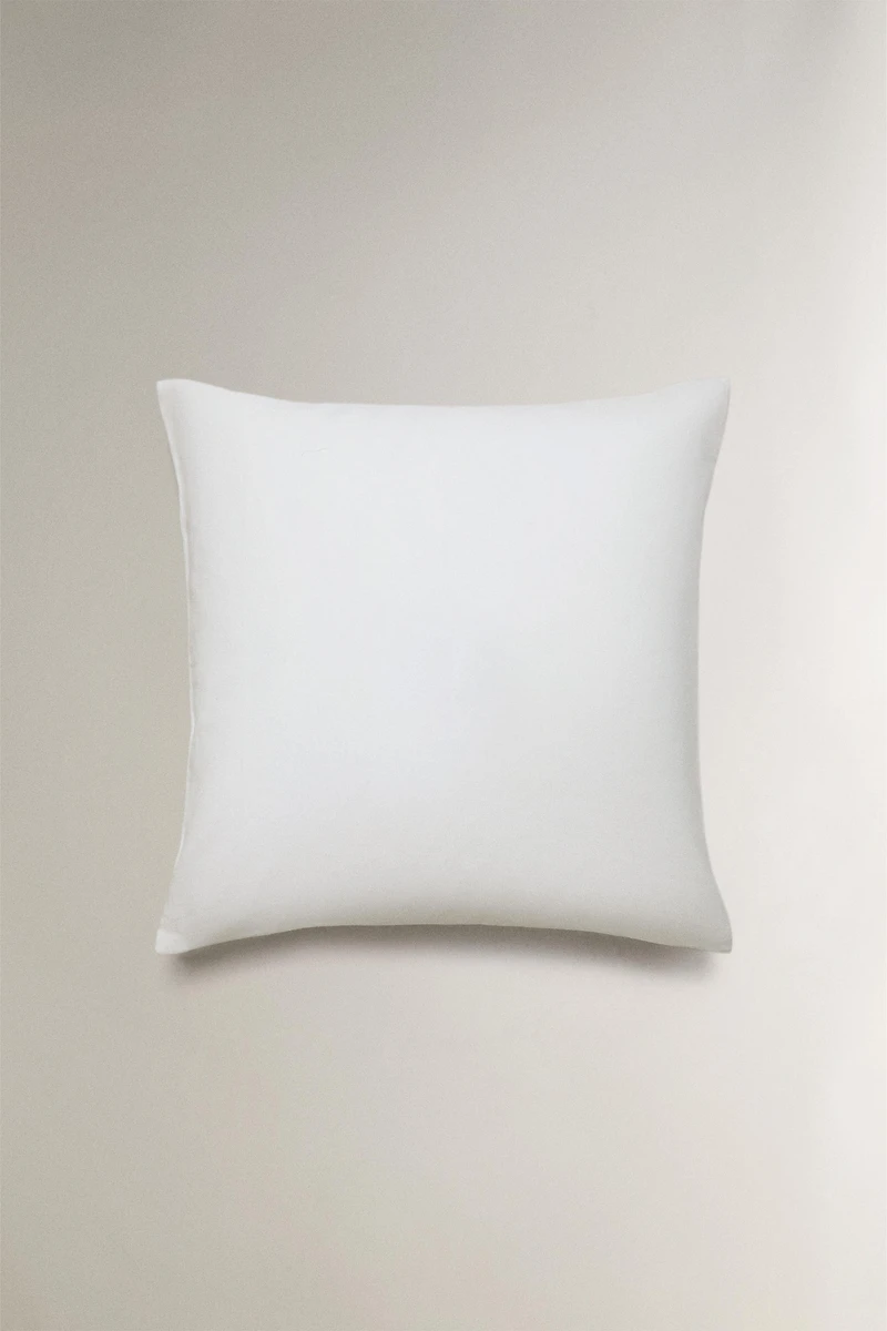 FLORAL EMBROIDERED THROW PILLOW COVER