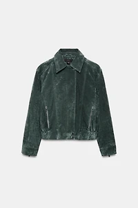 100% SUEDE LEATHER JACKET