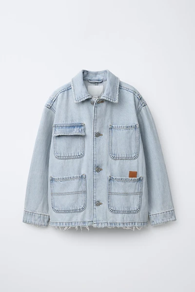 DENIM POCKET OVERSHIRT