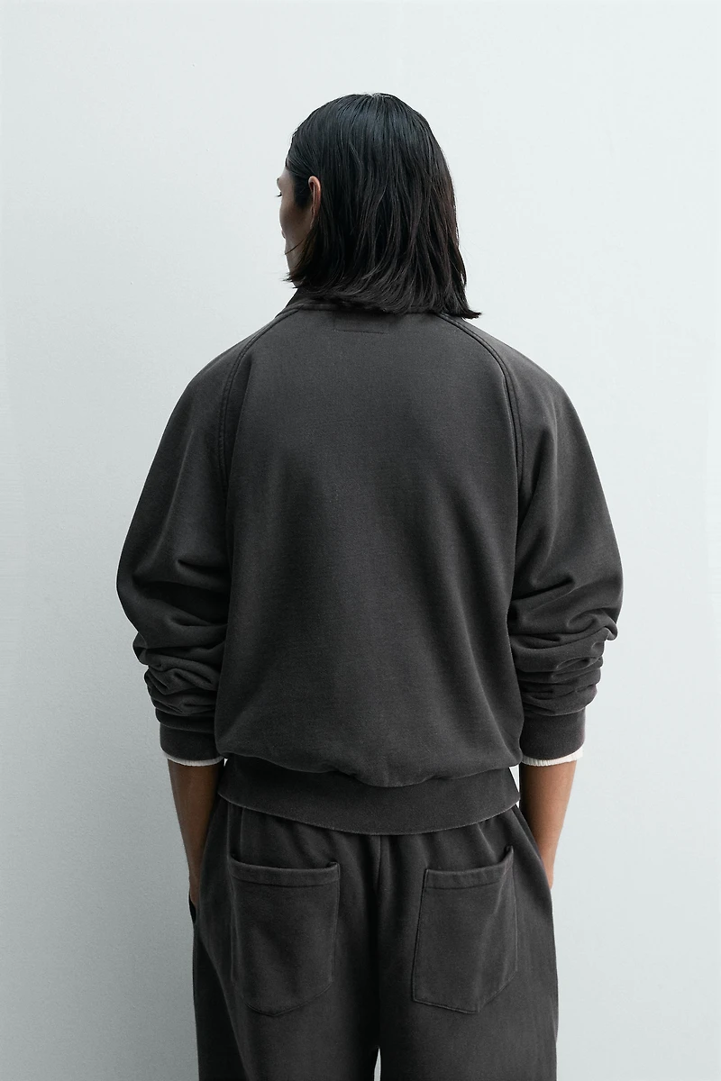 SWEAT RELAXED FIT EFFET DÉLAVÉ