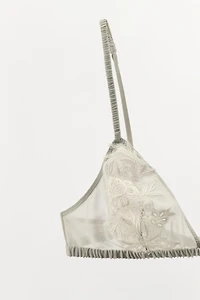 LACE TRIANGLE BRA