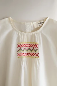 KIDS' SMOCKED DRESS