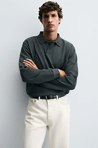 BASIC STRUCTURED POLO SHIRT