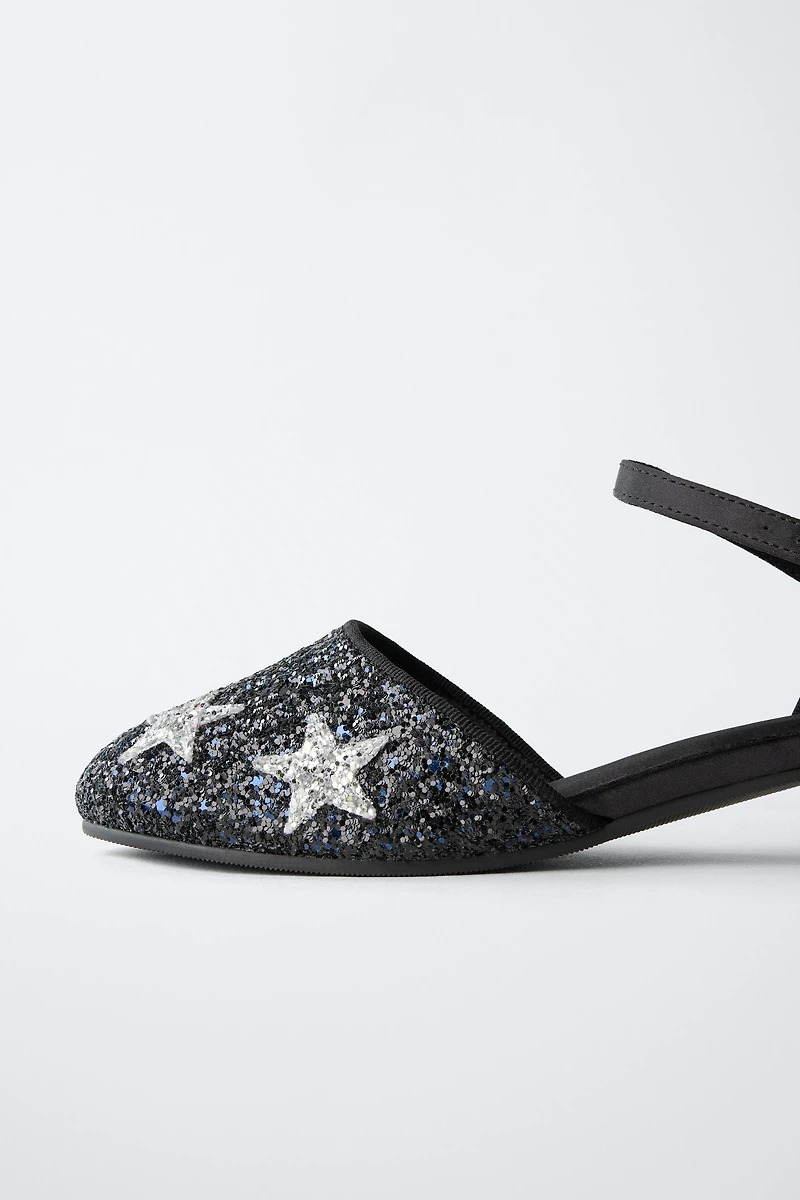 SPARKLY STAR HEELED SHOES