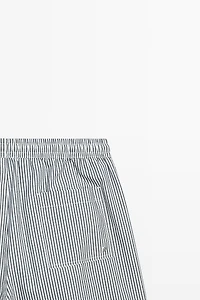 Swimming trunks with striped details