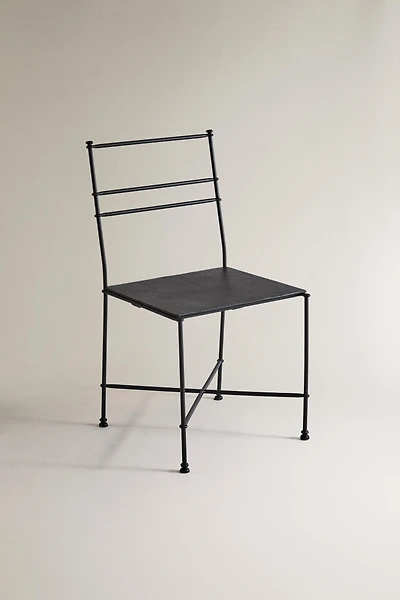 OUTDOOR WROUGHT IRON CHAIR