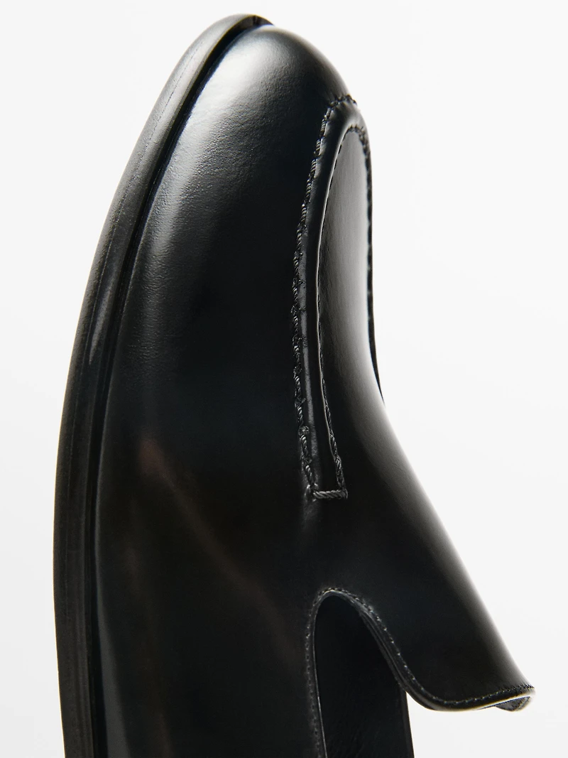 Mocassins habillés en cuir