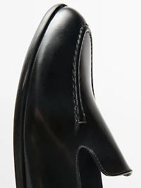 Mocassins habillés en cuir