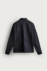 RELAXED FIT DENIM OVERSHIRT