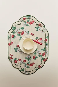 STRAWBERRY JACQUARD PLACEMAT