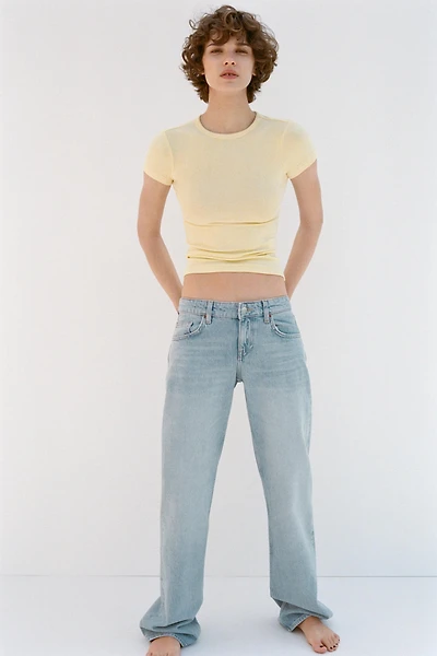 SHORT SLEEVE VISCOSE T-SHIRT