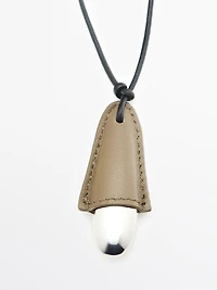 Leather pendant