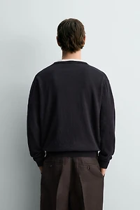 LIGHTWEIGHT COTTON-LINEN JUMPER