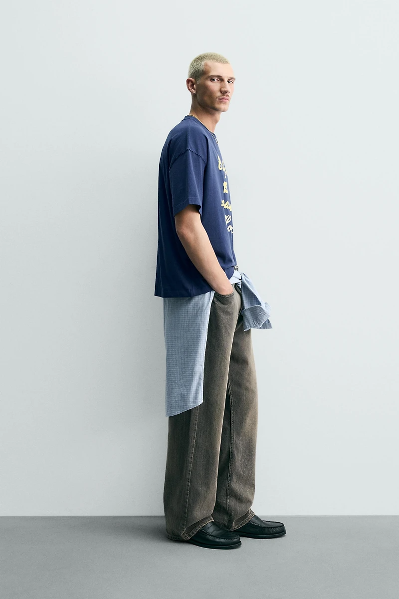 EMBROIDERED PRINT T-SHIRT