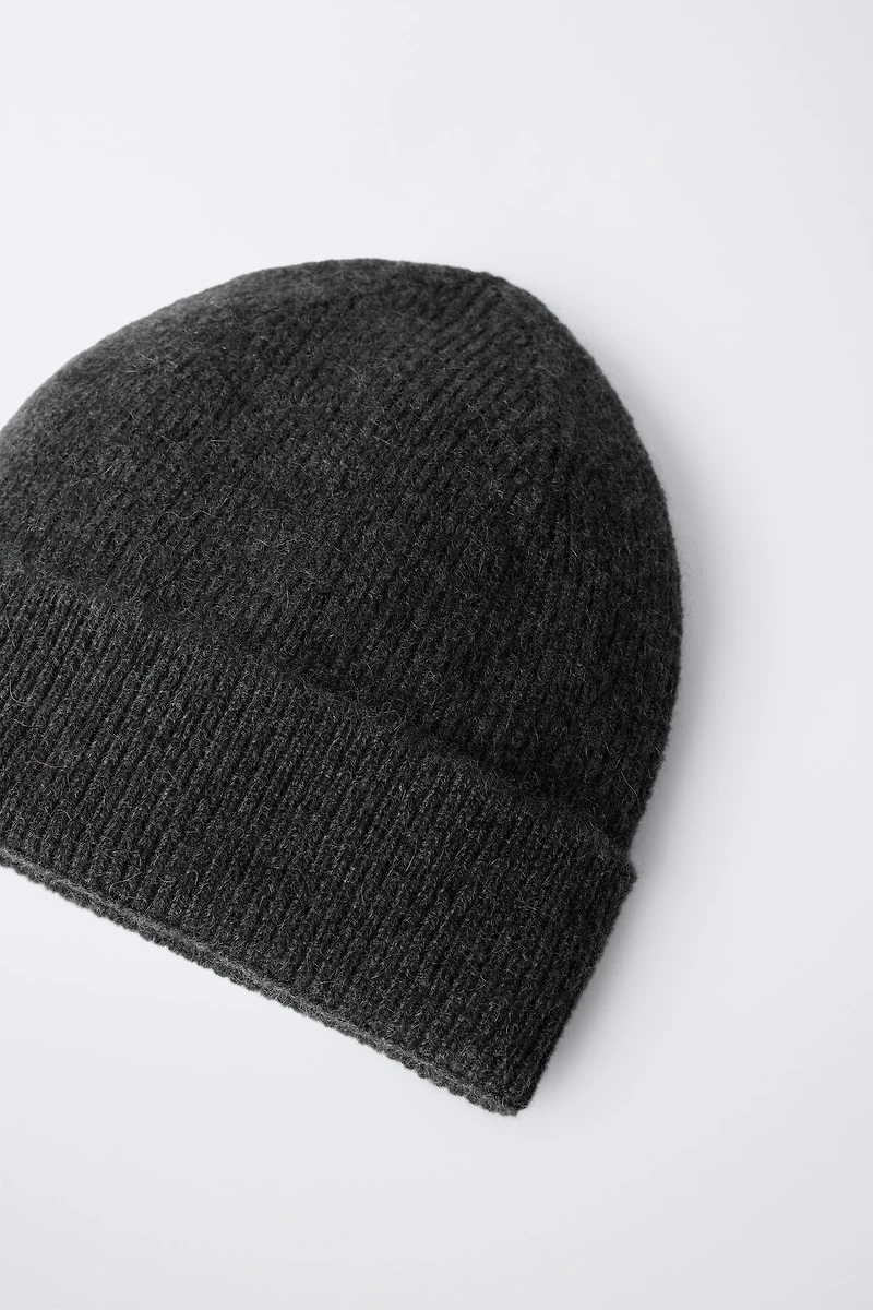 BONNET CANNELÉ 100% CACHEMIRE