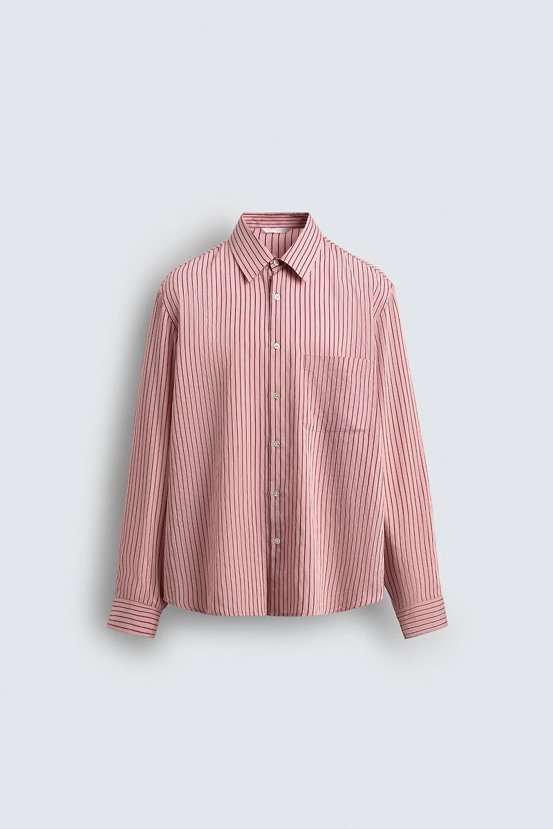FLOWY STRIPED SHIRT
