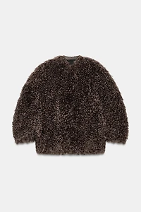 ZW COLLECTION FAUX FUR COAT