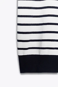 SHORT SLEEVE BASIC KNIT TOP